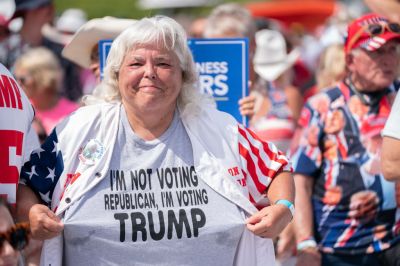 Donald Trump Speaks In South Carolina As He Campaigns For President