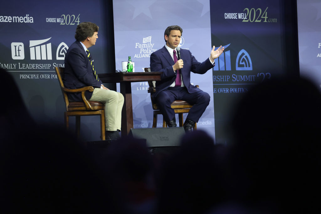 Republican Presidential Candidates Speak At The Family Leadership Summit in Iowa