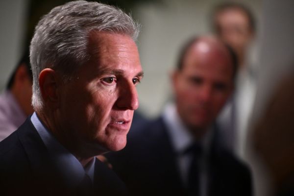 WASHINGTON, DC – OCTOBER 3: Speaker of the House Kevin McCarthy