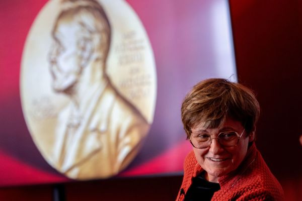 Nobel Prize Laureate In Medicine Katalin Kariko Delivers Press Conference In Hungary