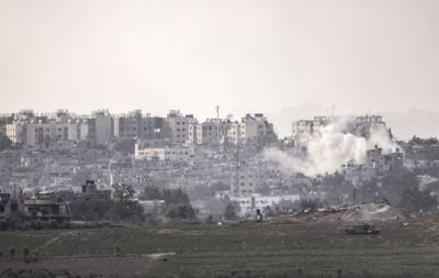 Israeli tanks deployed north of Gaza after crossing the border