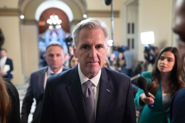 WASHINGTON – SEPTEMBER 30: House Speaker Kevin McCarthy (R-CA)