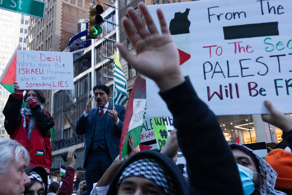 Pro Palestinean rally and march in New York City