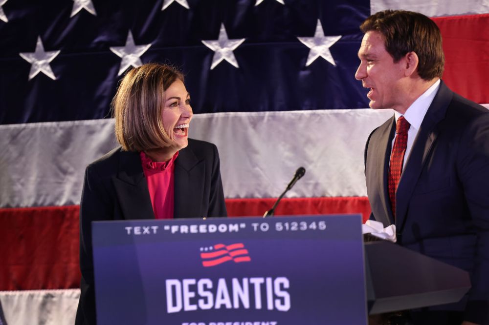 Iowa Governor Kim Reynolds Endorses GOP Candidate Ron DeSantis For President