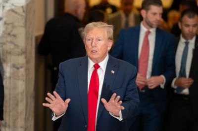 Former President Donald Trump Attends Fraud Trial In New York