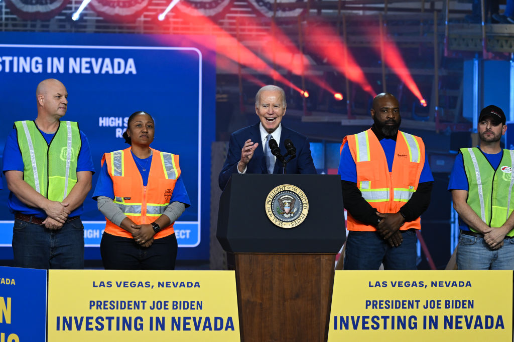US President Biden visits Las Vegas