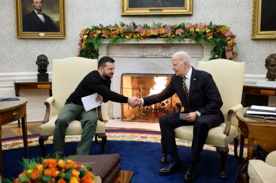 President Biden Meets With Visiting Ukrainian President Zelensky At The White House