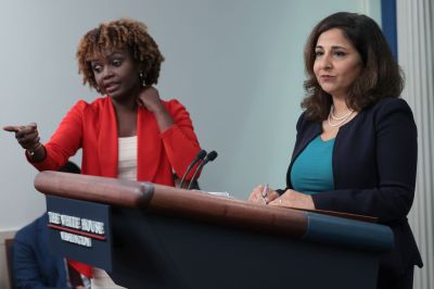 Press Secretary Karine Jean-Pierre Holds White House Media Briefing