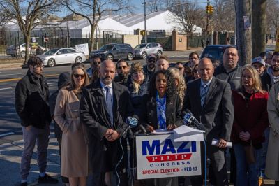 Congressional Candidate Mazi Pilip Campaigns In New York