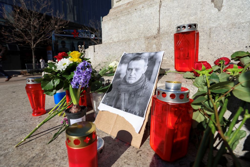 CROATIA-RUSSIA-POLITICS-NAVALNY-TRIBUTE