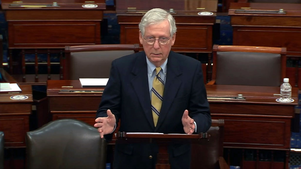 Second Impeachment Trial Of Donald J. Trump Continues In Senate