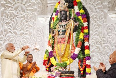 Indian premier inaugurates grand Ram temple in Ayodhya