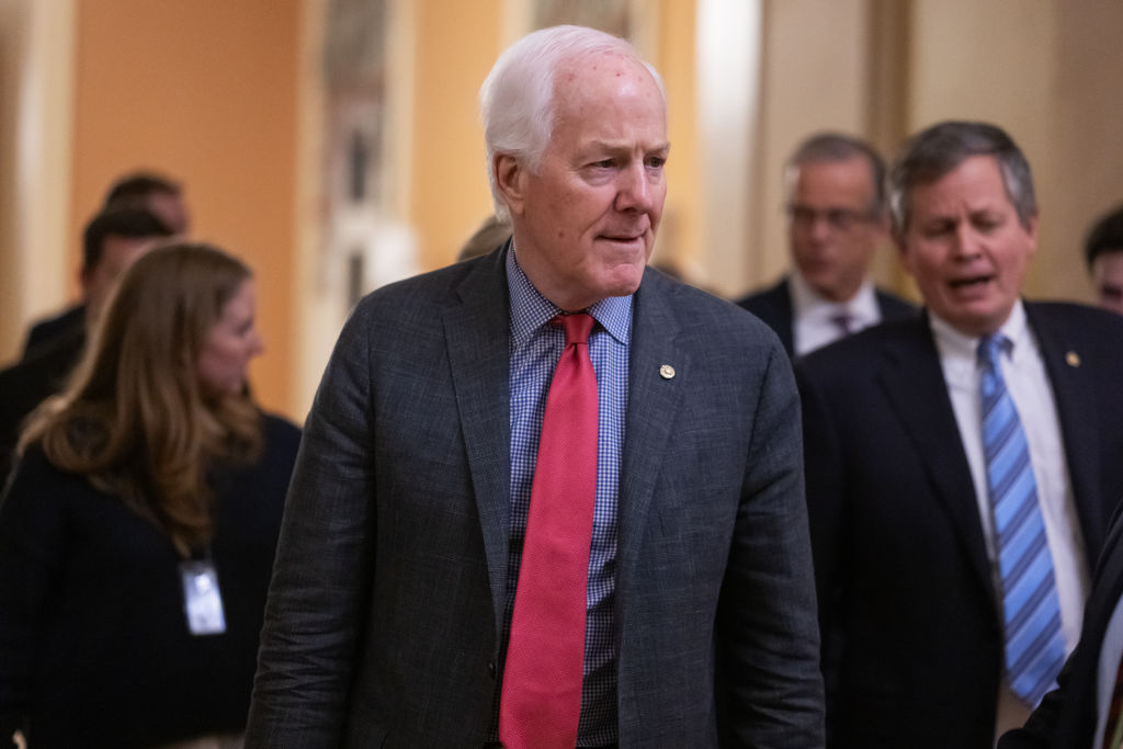 WASHINGTON, DC – FEBRUARY 28: U.S. Senator John Cornyn (R-TX) i
