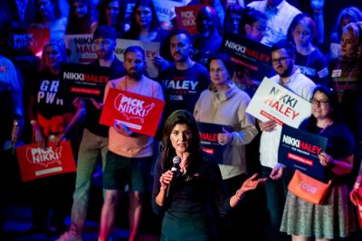 Nikki Haley Holds A Campaign Event In Fort Worth, Texas