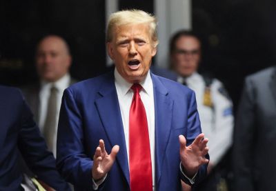Former President Donald Trump Attends Pre-Trial Hearing In New York Hush Money Case