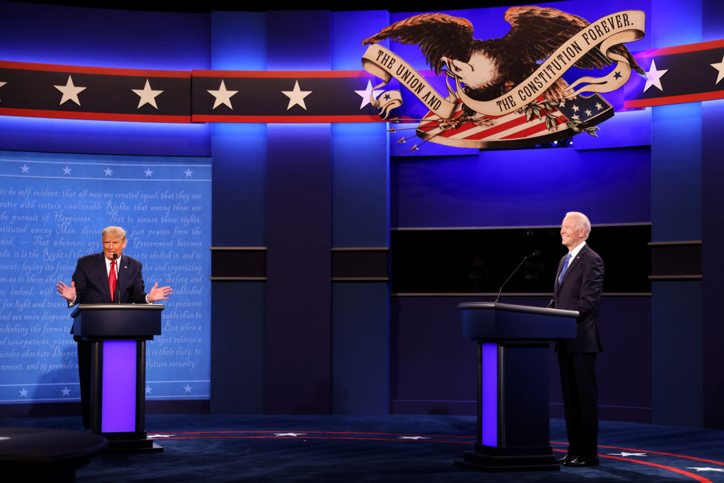 Donald Trump And Joe Biden Participate In Final Debate Before Presidential Election