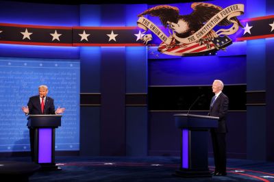 Donald Trump And Joe Biden Participate In Final Debate Before Presidential Election