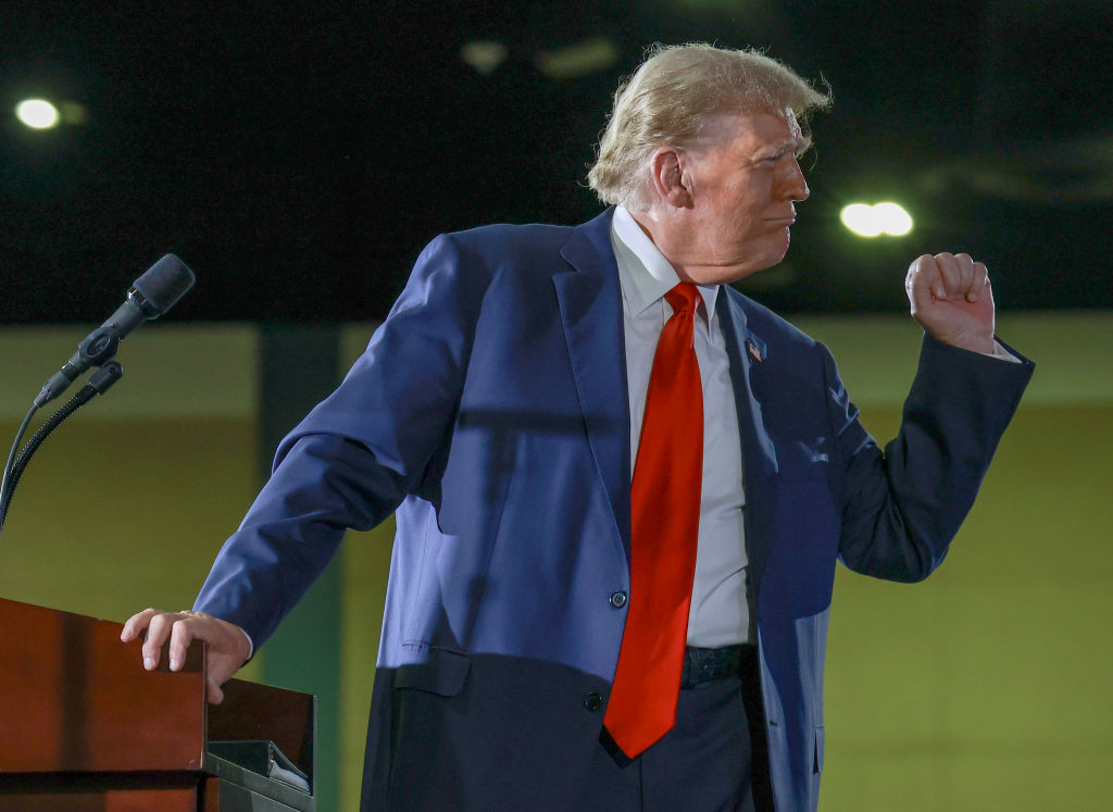 Donald Trump Speaks At Club47 In West Palm Beach, Florida