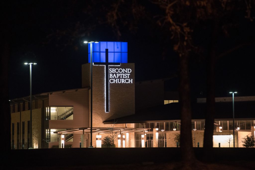 Second Baptist Church, Cypress Campus in Houston, Texas, on February 12, 2019. (Photo credit should read LOREN ELLIOTT/AFP via Getty Images)