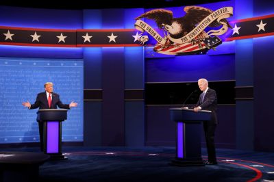 Donald Trump And Joe Biden Participate In Final Debate Before Presidential Election