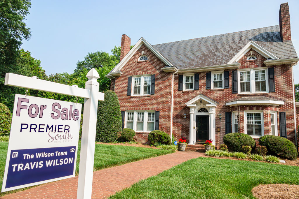 A home for sale in Belmont, North Carolina. (Photo by: Jeffrey Greenberg/Universal Images Group via Getty Images)