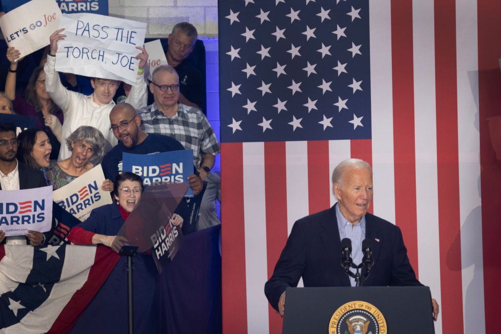 President Biden Holds A Campaign Event In Madison, Wisconsin