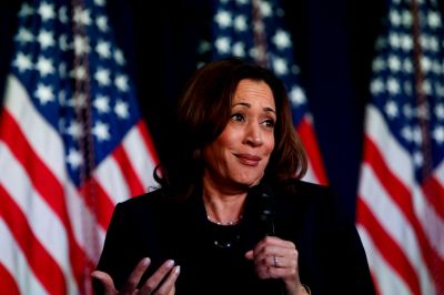 Vice President Harris Holds Campaign Event In Kalamazoo, Michigan