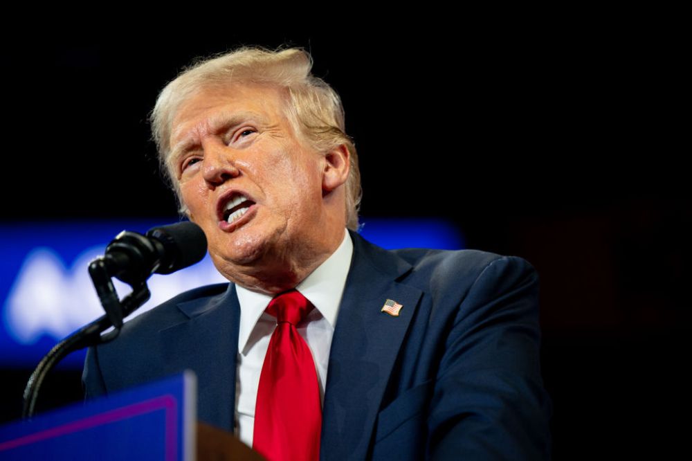 Republican Presidential Nominee Donald Trump Holds A Campaign Rally In Charlotte, North Carolina