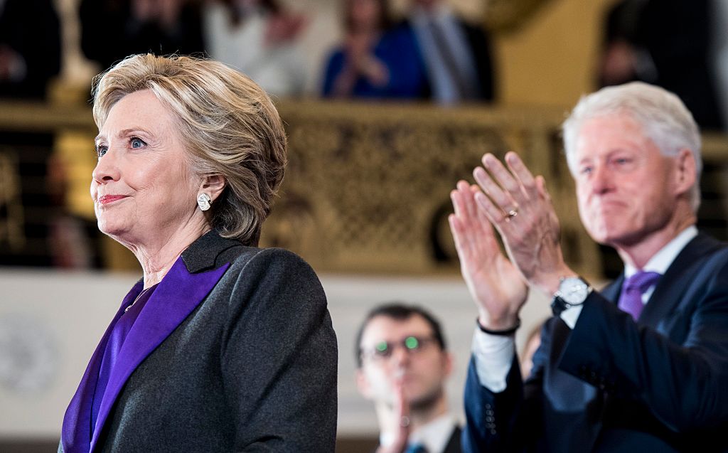 Democratic Nominee for President of the United States former Secretary of State Hillary Clinton