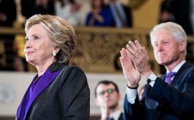 Democratic Nominee for President of the United States former Secretary of State Hillary Clinton