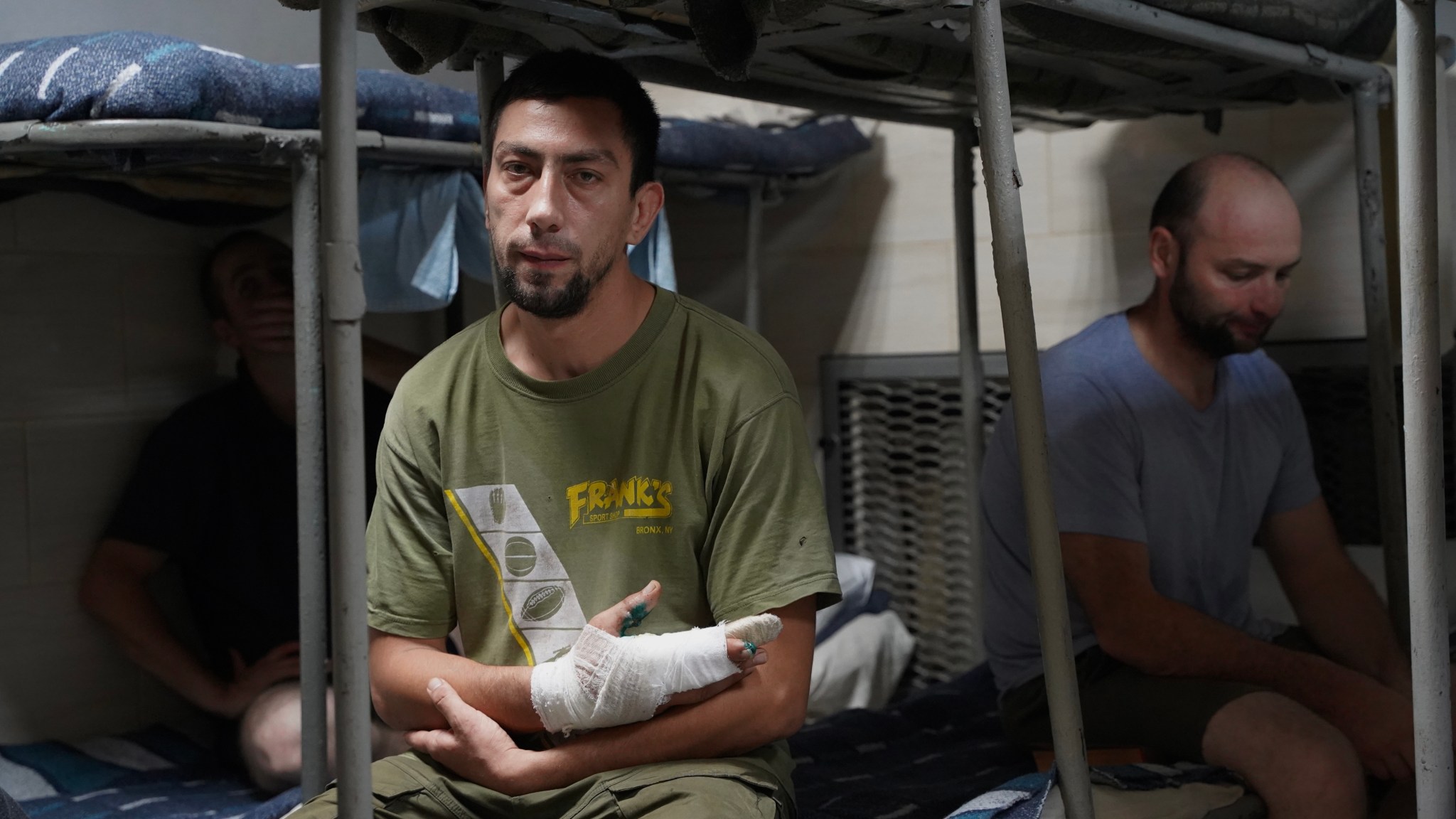 Askerkhan, a 30-year-old marine, is among those captured by Ukrainian forces during their summer operation in Russia’s Kursk oblast. (Photo by Iryna Matviyishyn)
