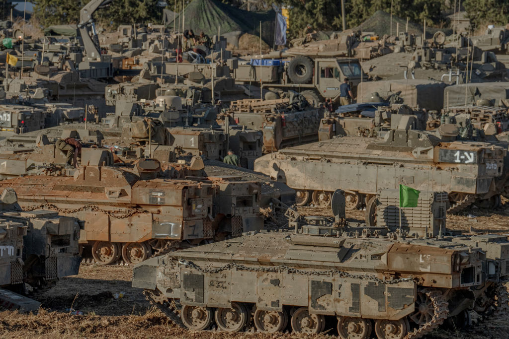 Israel Deploys Troops Near Lebanese Border Amid Talk Of Potential Ground Offensive