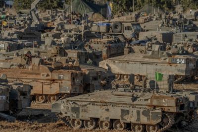 Israel Deploys Troops Near Lebanese Border Amid Talk Of Potential Ground Offensive