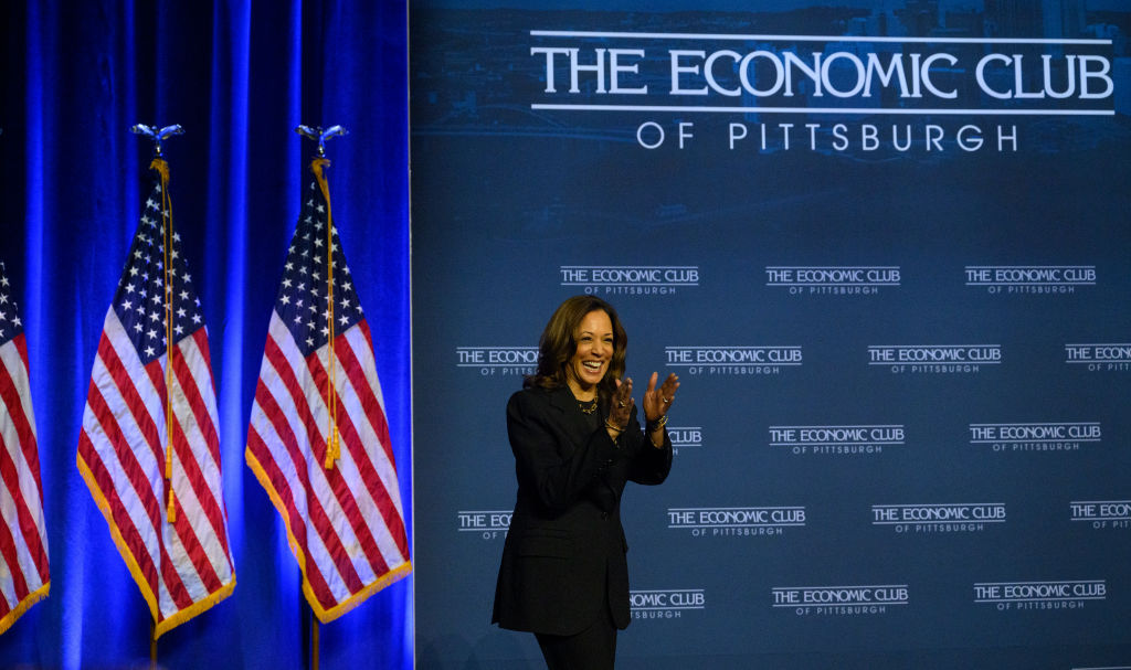 Kamala Harris Campaigns For President In Pittsburgh, Pennsylvania
