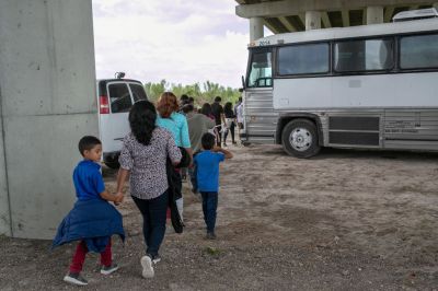 US Border Patrol Receives Asylum Seekers In Texas’ Rio Grande Valley