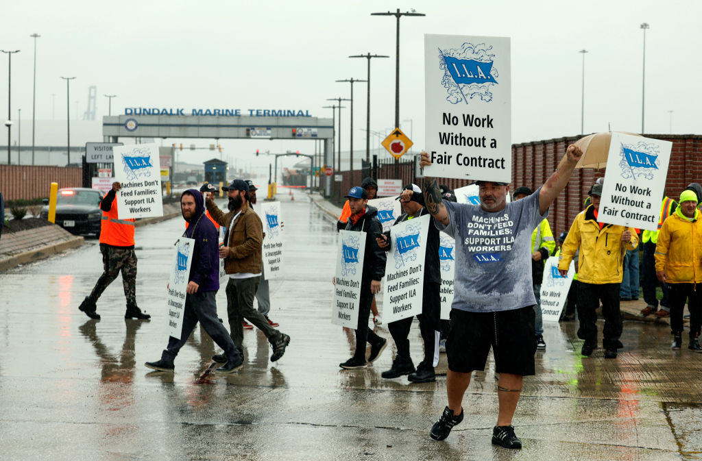Dockworkers Strike Shuts Down Ports On Gulf And East Coasts
