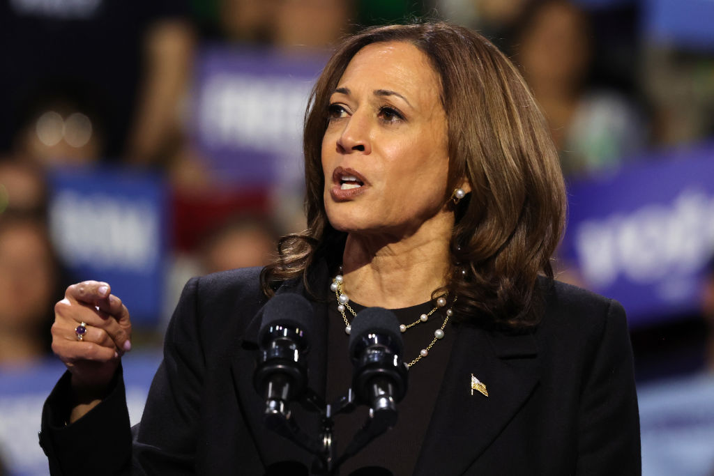 Democratic Presidential Candidate Kamala Harris Holds Campaign Rally In Erie, Pennsylvania