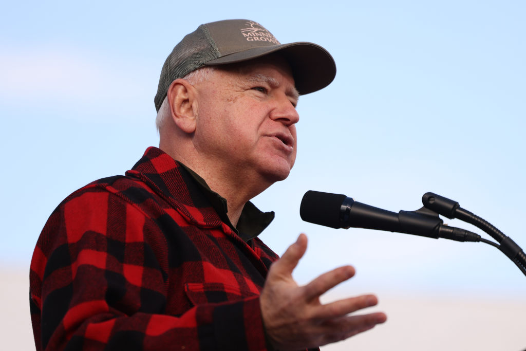 Democratic Vice Presidential Nominee Tim Walz Campaigns In Western Pennsylvania