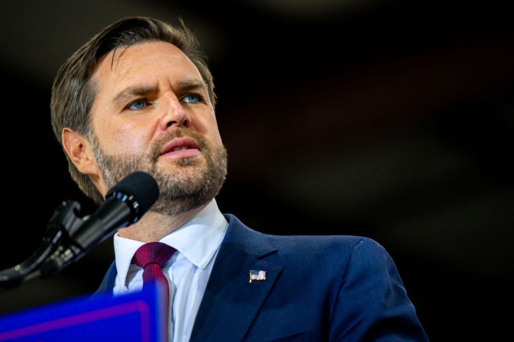 Republican Vice Presidential Nominee JD Vance Campaigns In Michigan’s Detroit Suburbs