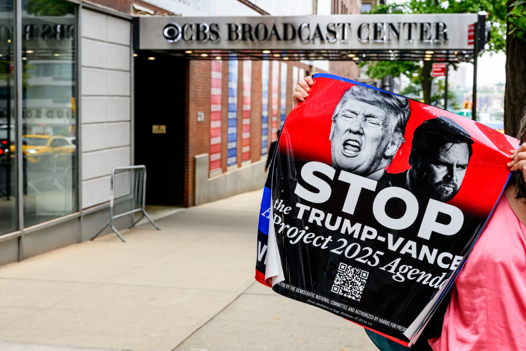 The Democratic National Committee Kicks Off The Vice Presidential Debate Day In New York City With Posters And Billboards Celebrating Harris-Walz, Tying Vance To Project 2025, And Calling Trump A Chicken For Refusing A Second Debate