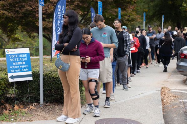 Early voting in Gwinnett County, USA