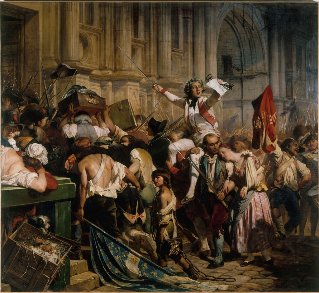 The Vanquishers Of The Bastille Before The Hôtel De Ville