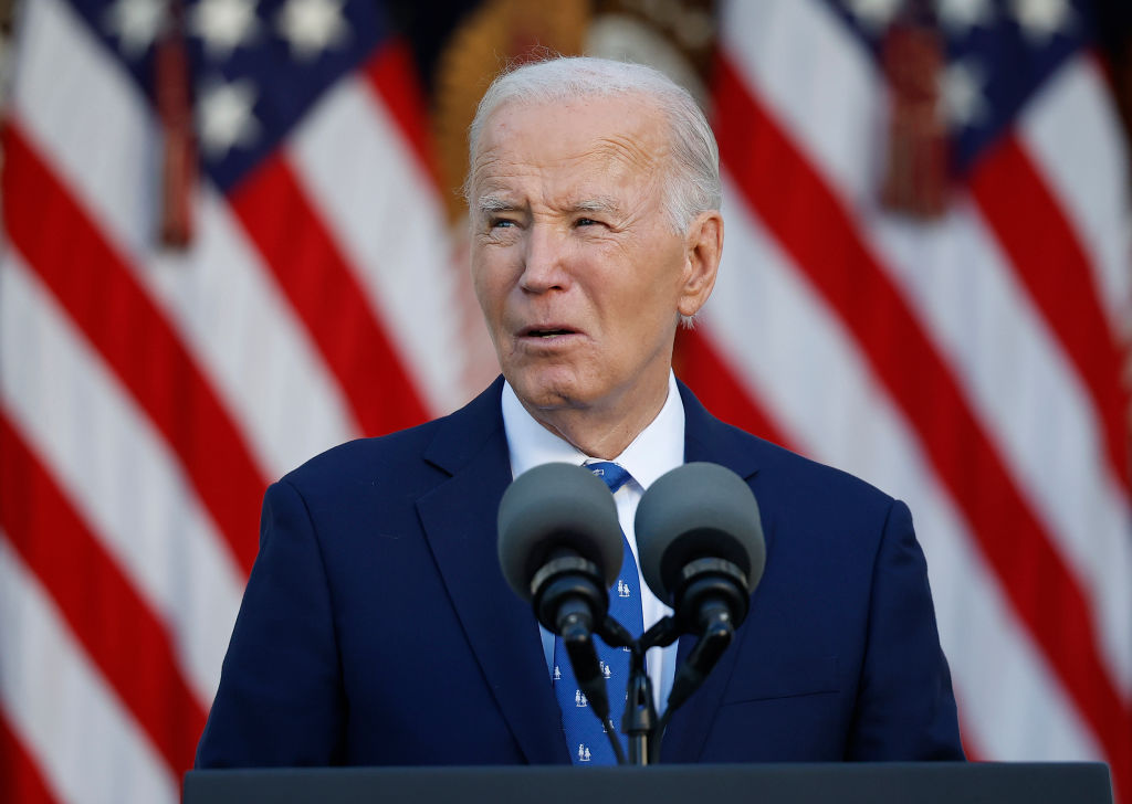 President Biden Delivers Remarks In The Rose Garden