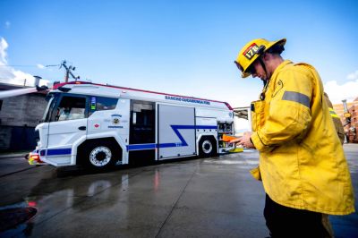 All-electric fire engine joins Rancho Cucamonga Fire District fleet