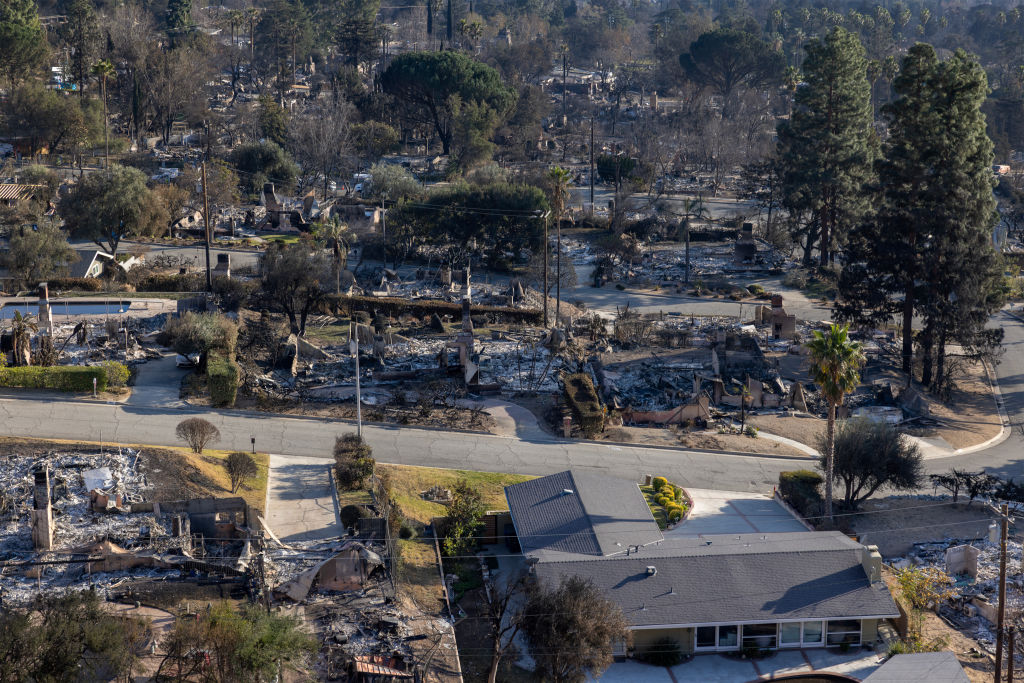 Powerful Winds Fuel Multiple Fires Across Los Angeles Area