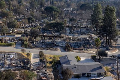 Powerful Winds Fuel Multiple Fires Across Los Angeles Area