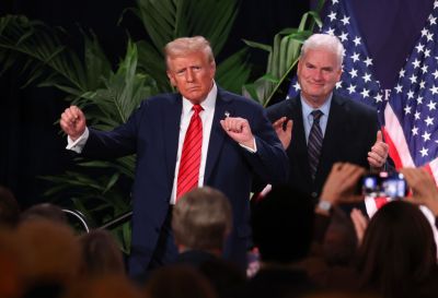 President Trump Speaks At The House GOP Conference In Doral, Florida