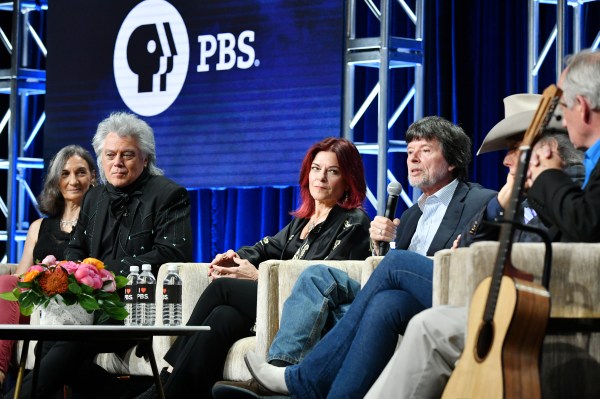 Musicians Julie Dunfey, Marty Stuart, and Rosanne Cash; filmmaker Ken Burns; musician Dwight Yoakam; and producer Dayton Duncan speak about Burns' 