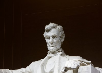 Statue of Lincoln at Lincoln Memorial