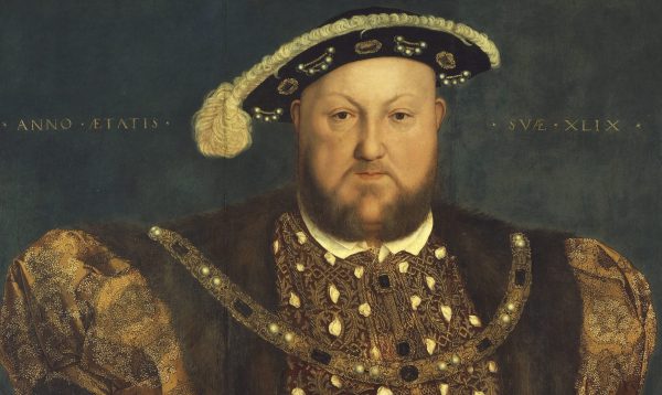 A portrait of Henry VIII, King of England and King of Ireland, by Hans Holbein the Younger. (Photo by DeAgostini/Getty Images)